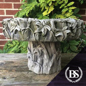 Ivy Bird Bath - Garden Ornament Mould | Brightstone Moulds