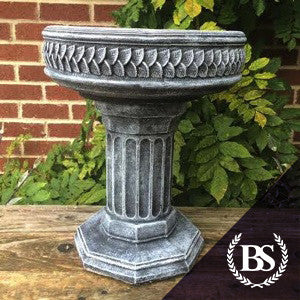 Column Bird Bath - Garden Ornament Mould | Brightstone Moulds