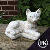 Small Laying Cat - Garden Ornament Mould | Brightstone Moulds