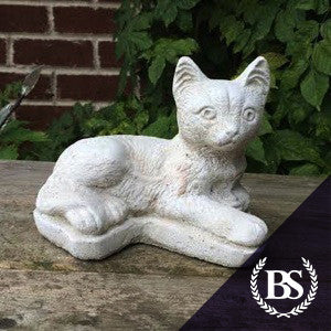 Small Laying Cat - Garden Ornament Mould | Brightstone Moulds