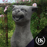 Tall Cat Hissing - Garden Ornament Mould | Brightstone Moulds