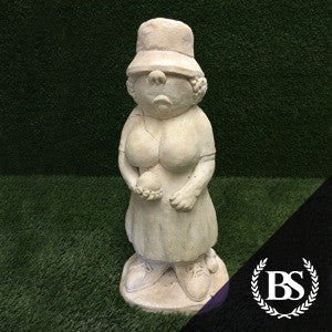 Crown Bowls Lady - Garden Ornament Mould | Brightstone Moulds