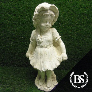 Victorian Curtsy Girl - Garden Ornament Mould | Brightstone Moulds