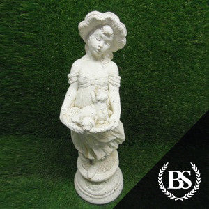 Girl Holding Puppies - Garden Ornament Mould | Brightstone Moulds