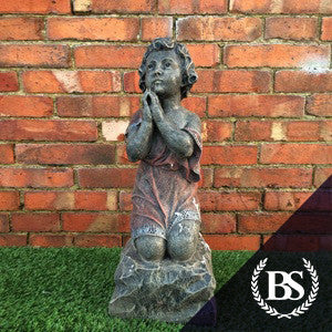 Praying Girl - Garden Ornament Mould | Brightstone Moulds
