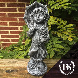 Umbrella Girl - Garden Ornament Mould | Brightstone Moulds