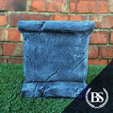 Weathered Plinth - Garden Ornament Mould | Brightstone Moulds