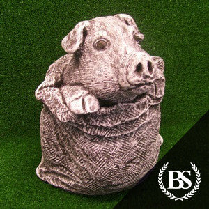 Pig in Basket - Garden Ornament Mould | Brightstone Moulds