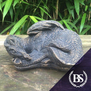 Laying Dragon - Garden Ornament Mould | Brightstone Moulds