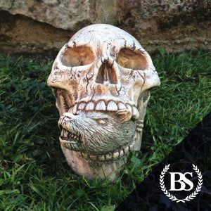 Skull & Rat - Garden Ornament Mould | Brightstone Moulds