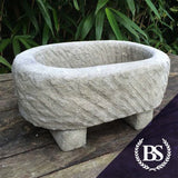 Oval Rustic Planter - Garden Ornament Mould | Brightstone Moulds