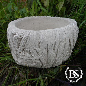 Small Round Log Planter - Garden Ornament Mould | Brightstone Moulds