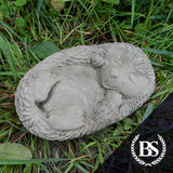 Sleeping Hedgehog - Garden Ornament Mould | Brightstone Moulds