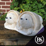 Hedgehogs in Pots - Garden Ornament Mould | Brightstone Moulds