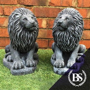 Pair of Lions - Garden Ornament Mould | Brightstone Moulds