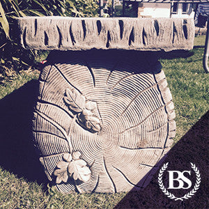 Woodland Bench - Garden Ornament Mould | Brightstone Moulds