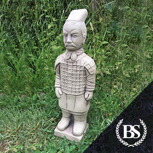 Large Terracota Warrior - Garden Ornament Mould | Brightstone Moulds