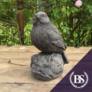 Blue Tit on Rock - Garden Ornament Mould | Brightstone Moulds