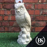 Tall Owl - Garden Ornament Mould | Brightstone Moulds