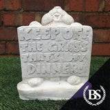 Keep Off Grass - Garden Ornament Mould | Brightstone Moulds