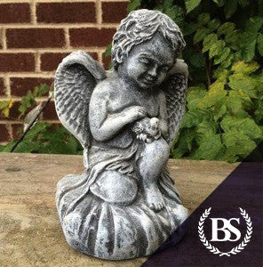 Cherub with Dove - Garden Ornament Mould | Brightstone Moulds