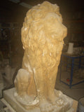 LARGE LION HT 880 MM ! LATEX + FIBREGLASS CASE