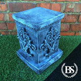 Scroll Plinth - Garden Ornament Mould | Brightstone Moulds