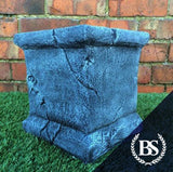 Weathered Plinth - Garden Ornament Mould | Brightstone Moulds