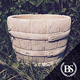 Rustic Barrel Garden Planter