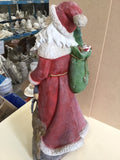 Santa with deer & gifts huge 840ht ! special made to order