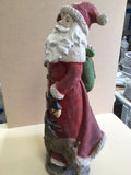 Santa with deer & gifts huge 840ht ! special made to order