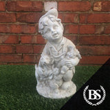 Boy with Dog - Garden Ornament Mould | Brightstone Moulds