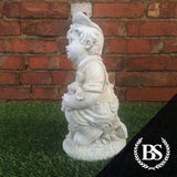 Boy with Dog - Garden Ornament Mould | Brightstone Moulds