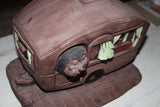 hedgehog in a caravan latex & fibreglass outer mould/mold