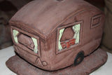 hedgehog in a caravan latex & fibreglass outer mould/mold