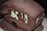 hedgehog in a caravan latex & fibreglass outer mould/mold