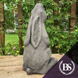 Medium Moon Gazing Hare - Garden Ornament Mould | Brightstone Moulds