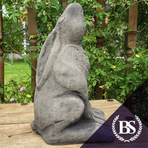 Medium Moon Gazing Hare - Garden Ornament Mould | Brightstone Moulds
