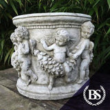 Large Cherub Planter - Garden Ornament Mould | Brightstone Moulds