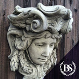 Large Face Wall Planter - Garden Ornament Mould | Brightstone Moulds