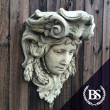 Large Face Wall Planter - Garden Ornament Mould | Brightstone Moulds