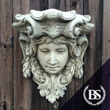 Large Face Wall Planter - Garden Ornament Mould | Brightstone Moulds