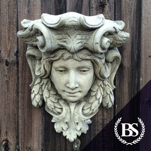 Large Face Wall Planter - Garden Ornament Mould | Brightstone Moulds