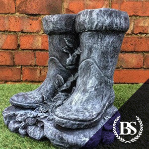 Wellie Planter - Garden Ornament Mould | Brightstone Moulds