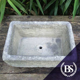 Large Rustic Trough - Garden Ornament Mould | Brightstone Moulds