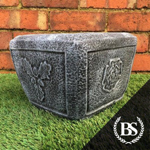 Tudor Rose Planter - Garden Ornament Mould | Brightstone Moulds