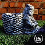 Girl with Basket - Garden Ornament Mould | Brightstone Moulds