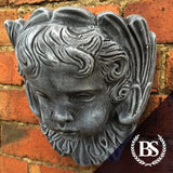 Cherub Face Wall Planter - Garden Ornament Mould | Brightstone Moulds