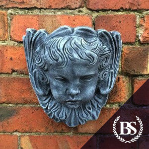 Cherub Face Wall Planter - Garden Ornament Mould | Brightstone Moulds