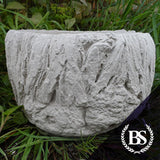 Small Round Log Planter - Garden Ornament Mould | Brightstone Moulds